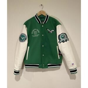 Philadelphia Eagles Varsity Style Letterman Jacket Size M